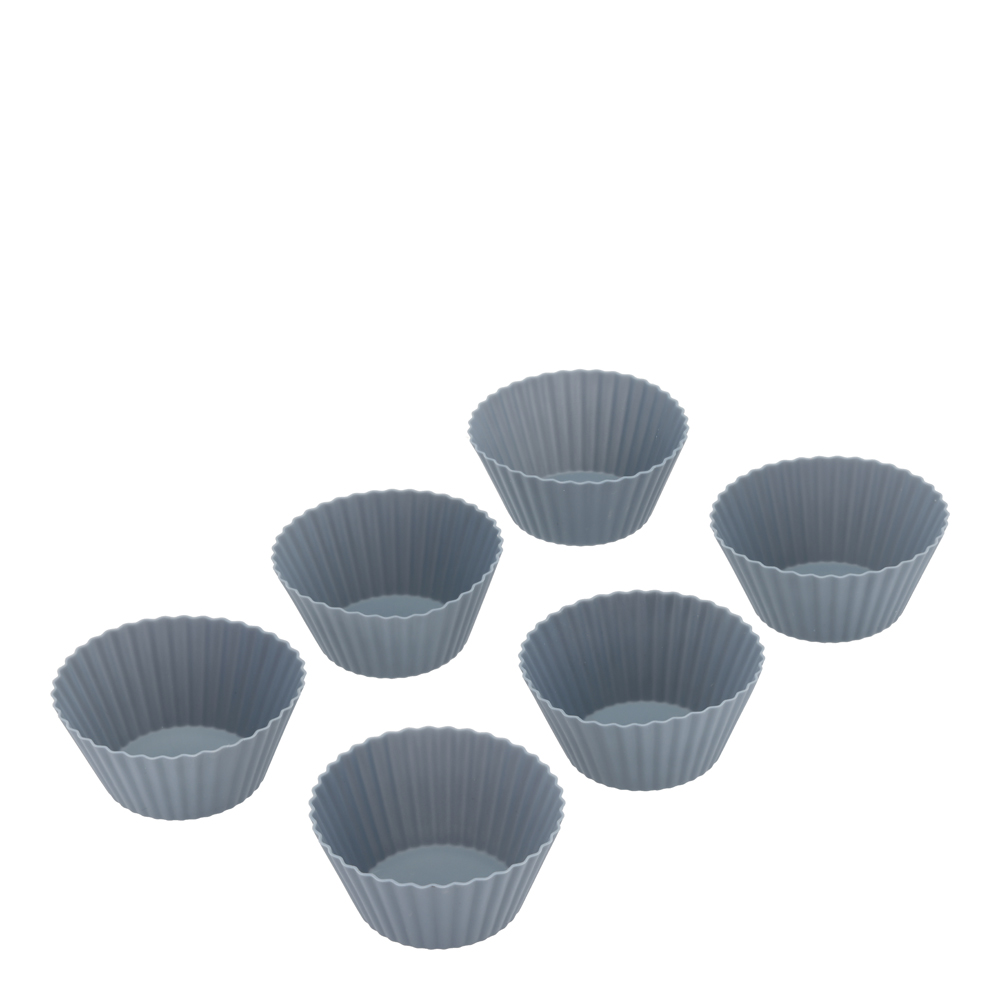 Tareq Taylor – Muffinsformar Pecan för 6 muffins 7×3,2 cm Indigo