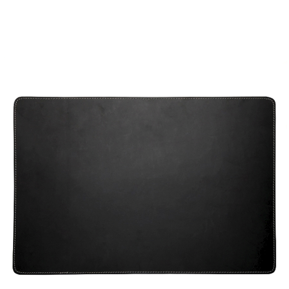 Örskov Leather Tablett Rektangulär 34×47 cm Svart