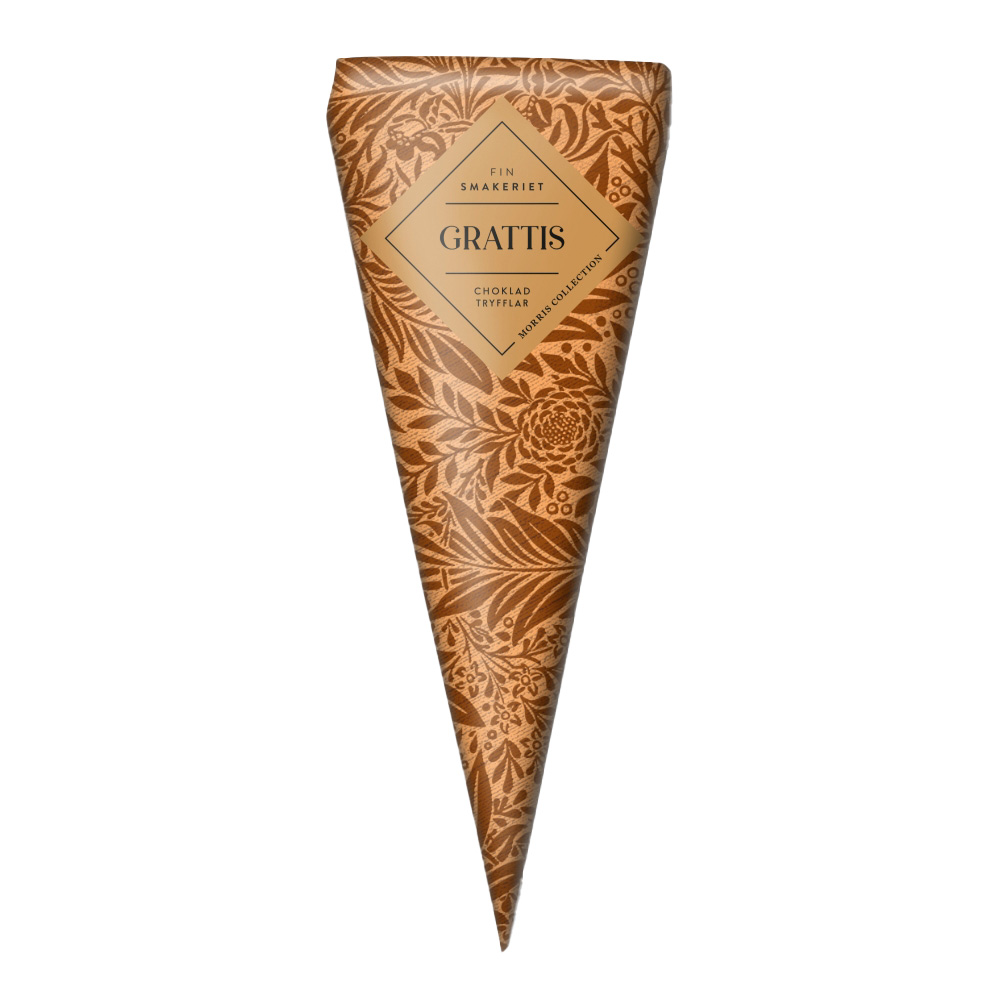 Finsmakeriet - Morris Collection Strut Chokladtryfflar Smörkola Grattis 100 g