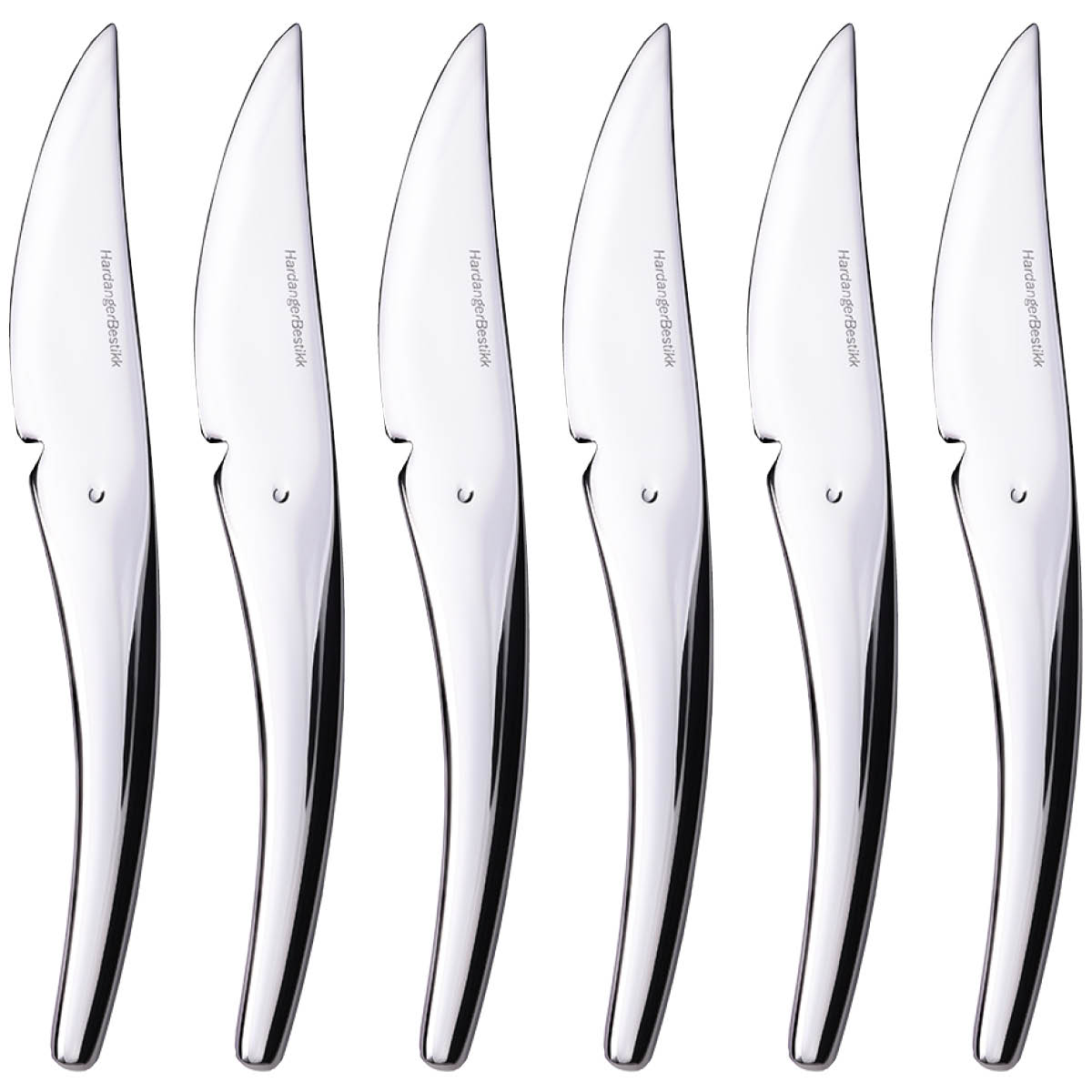 Hardanger Bestikk - Hardanger fruktkniver 6 stk