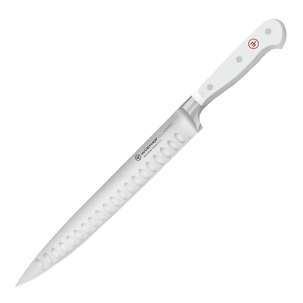 Wüsthof - Classic white trancherkniv olivensliping 23 cm