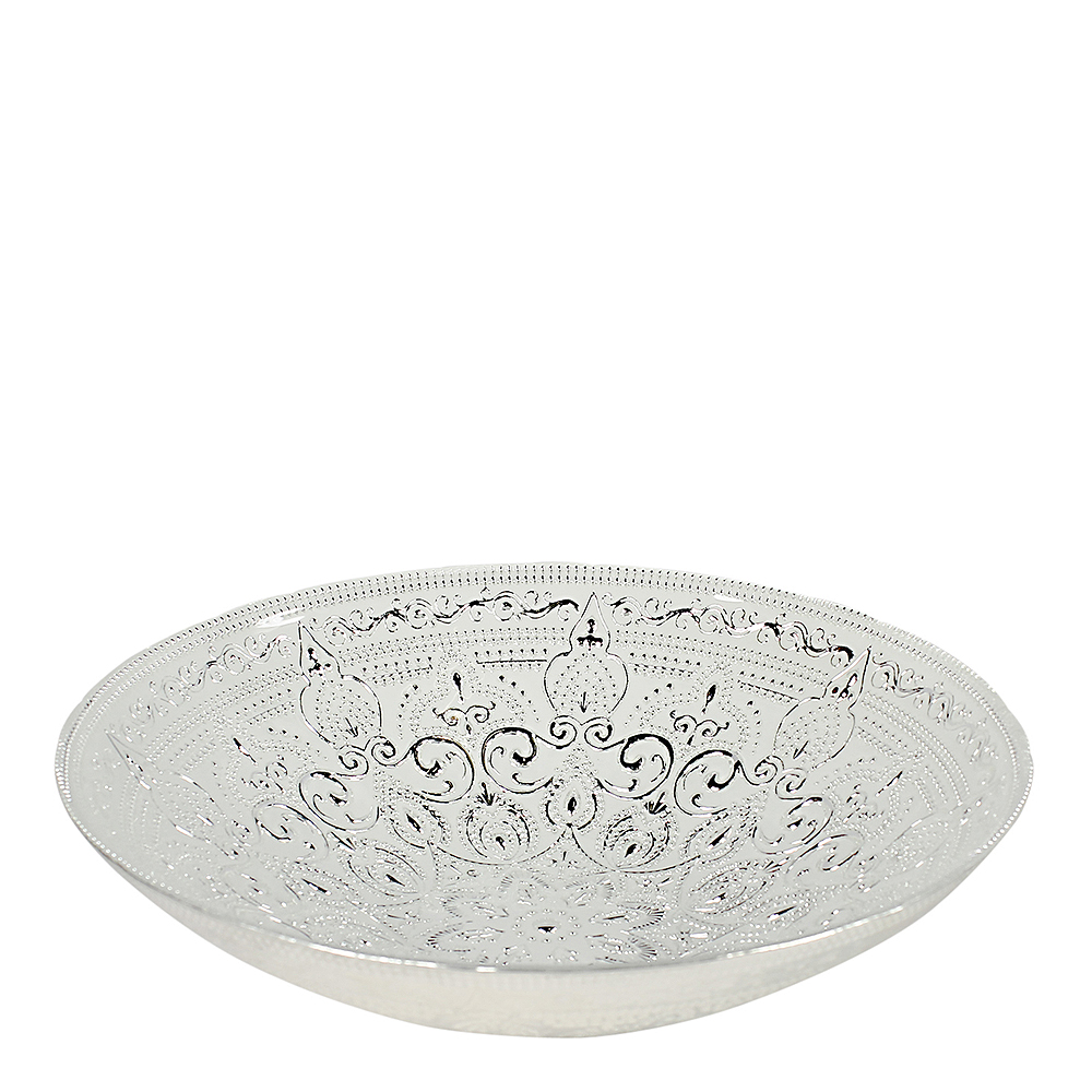 Läs mer om Nybridge - Piastrelle Skål Silver 31 cm