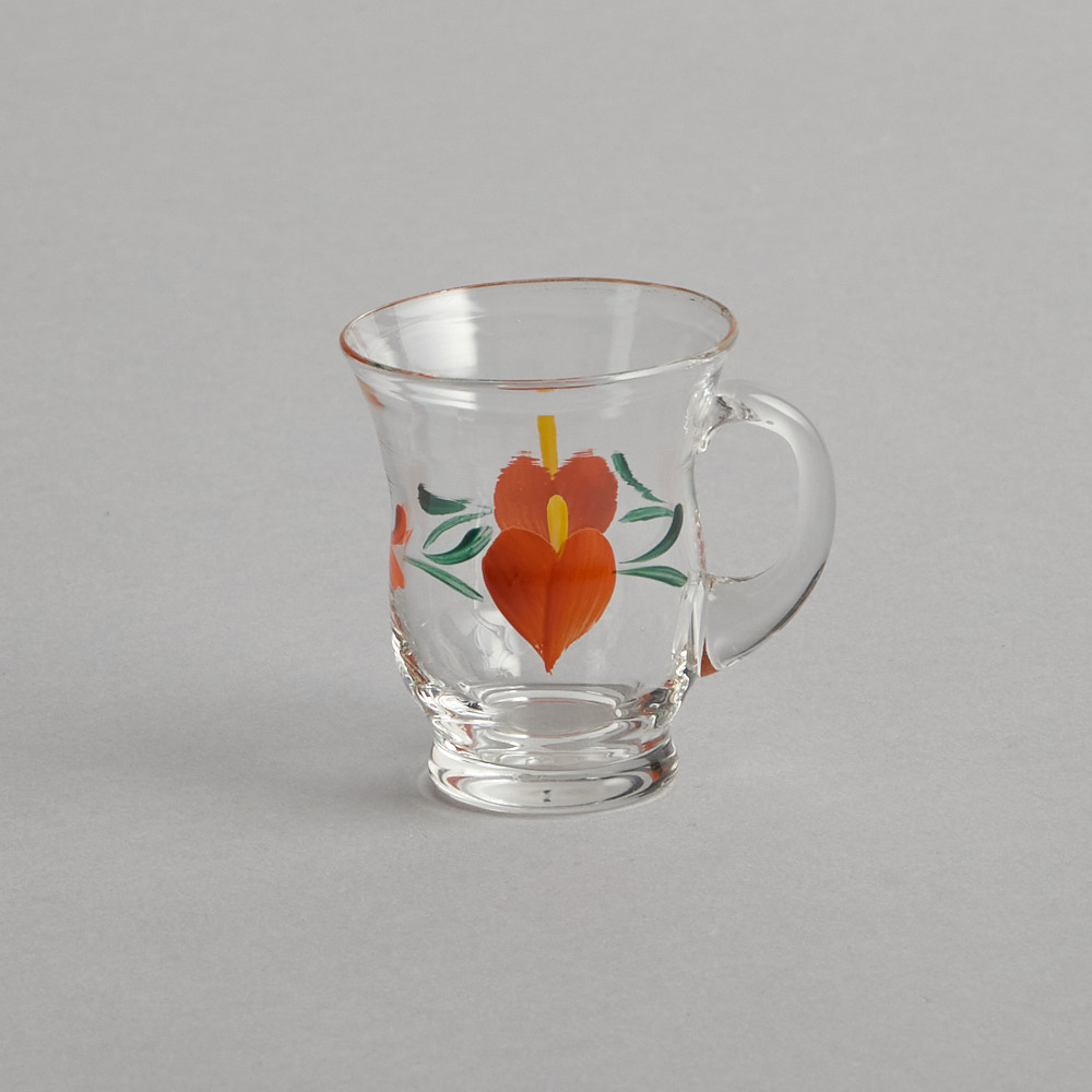 Läs mer om Vintage - Glögglas med Hjärtdekor