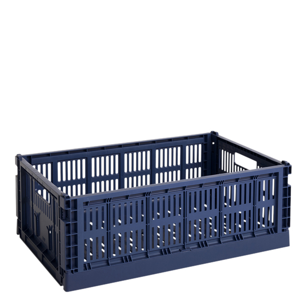 Hay - Colour Crate Förvaringslåda L Dark Blue