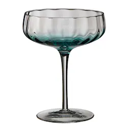 Aida Søholm Sonja champagne/cocktail glass 30 cl petrol blue