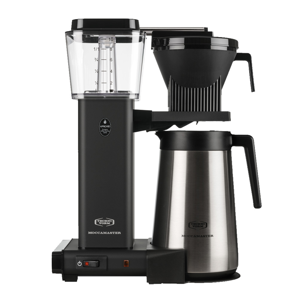 Moccamaster - Moccamaster Thermo Automatisk Kaffebryggare Matt Svart