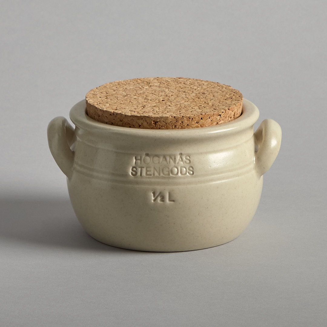 Höganäs Keramik – Vitt krus 1/2 liter