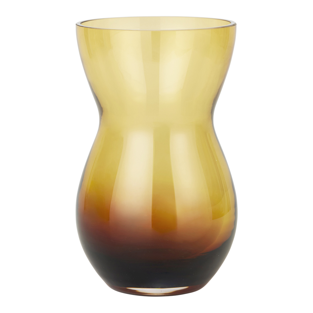 Holmegaard - Calabas Duo Vase 21 cm Amber/Burgundy
