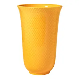 Lyngby Porcelain Rhombe Color Vase 20 cm Gul 
