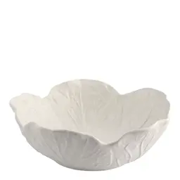 Bordallo Pinheiro Cabbage Skål 17,5 cm  Hvit 