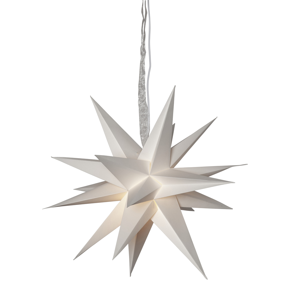 Star Trading – December Julstjärna Papper 45 cm Vit