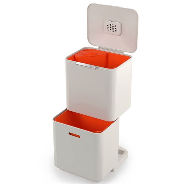 Joseph Joseph - Totem Avfallsbehållare 60 L Vit