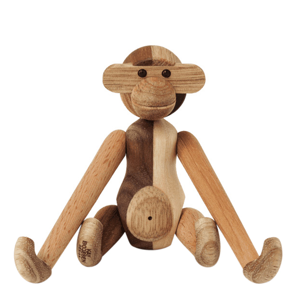 Kay Bojesen - Monkey Apa Reworked Mini 9,5 cm Mixed wood