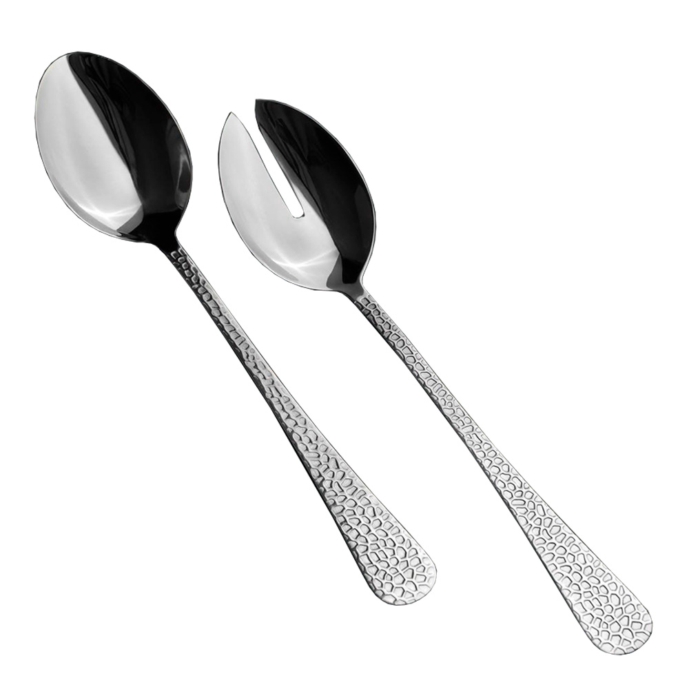 Vargen & Thor - Frost Salladsbestick Silver