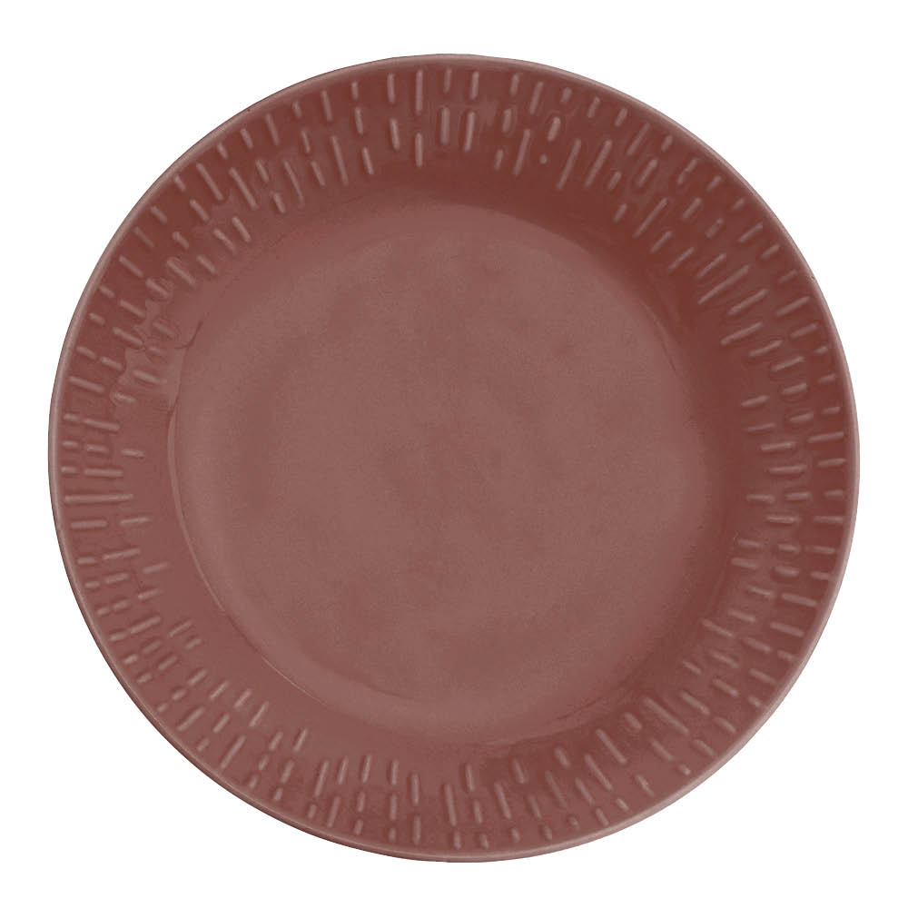 Läs mer om Aida - Confetti Pastatallrik 23 cm Bordeaux