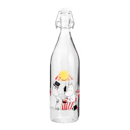 Muurla Mummi glassflaske med patentkork 1l Sommertiden