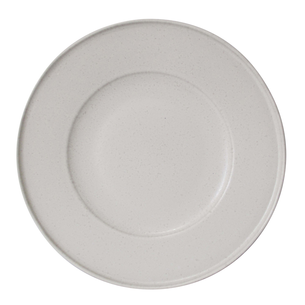 Modern House - White Satin Assiette 23 cm White Snow