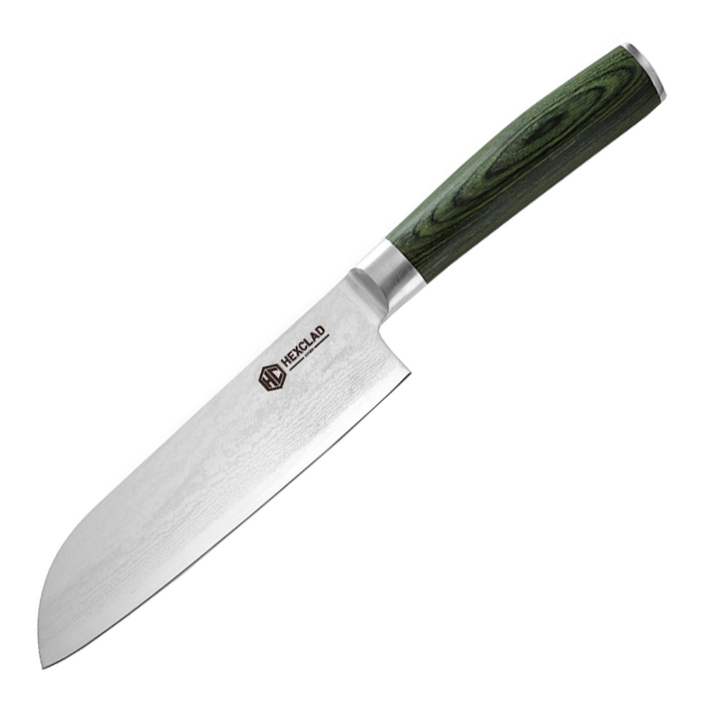 Läs mer om Hexclad - Hybrid Santoku 18 cm Rostfri