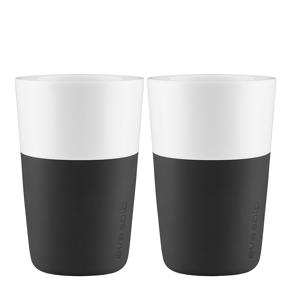 Eva Solo – Caffe Lattemugg 36 cl 2-pack Carbon Black