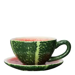 Byon Melon Kahvikuppi ja lautanen 15,5 cm 