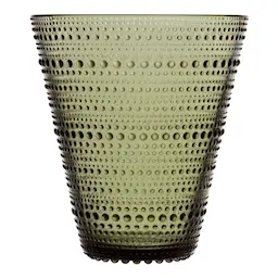 Iittala Kastehelmi Vase 15,4 cm Mosegrønn