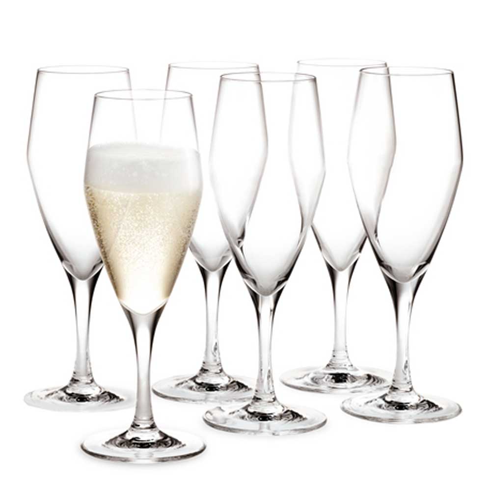 Holmegaard Perfection Champagneglas 23 cl 6-pack