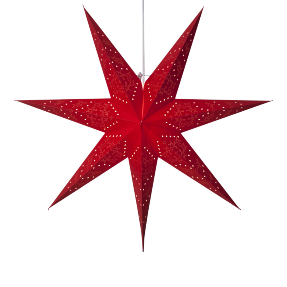 Star Trading - Sensy Pappersstjärna 70 cm Röd