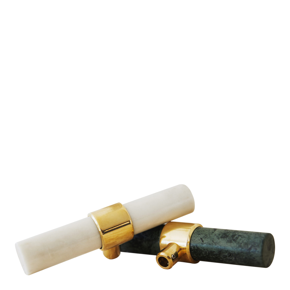Klong Baton Spjällvred Marmor 16×55 cm Grön
