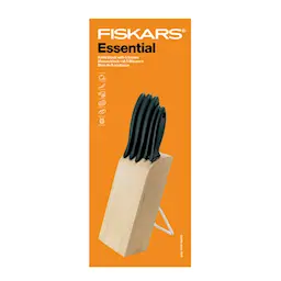 Fiskars Essential Knivblokk med 5 Kniver  hover