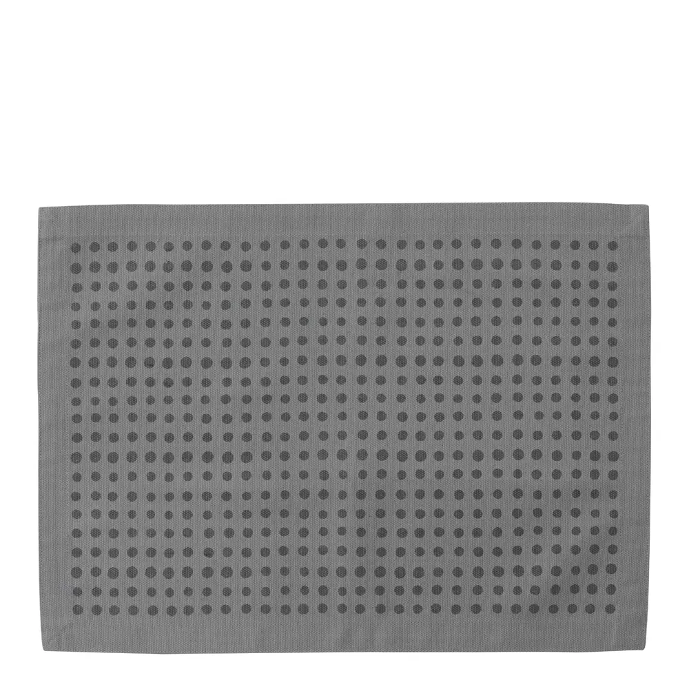 Bordbrikke 37x50 cm Grå/Prikkete