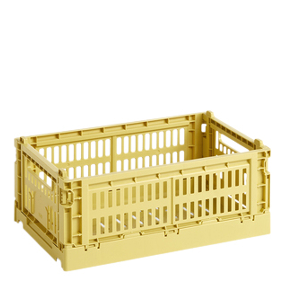 Läs mer om Hay - Colour Crate Förvaringslåda S Dusty Yellow