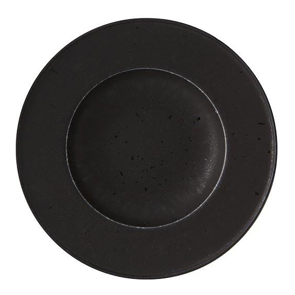 Läs mer om Modern House - Black Satin Tallrik Djup 29 cm Svart