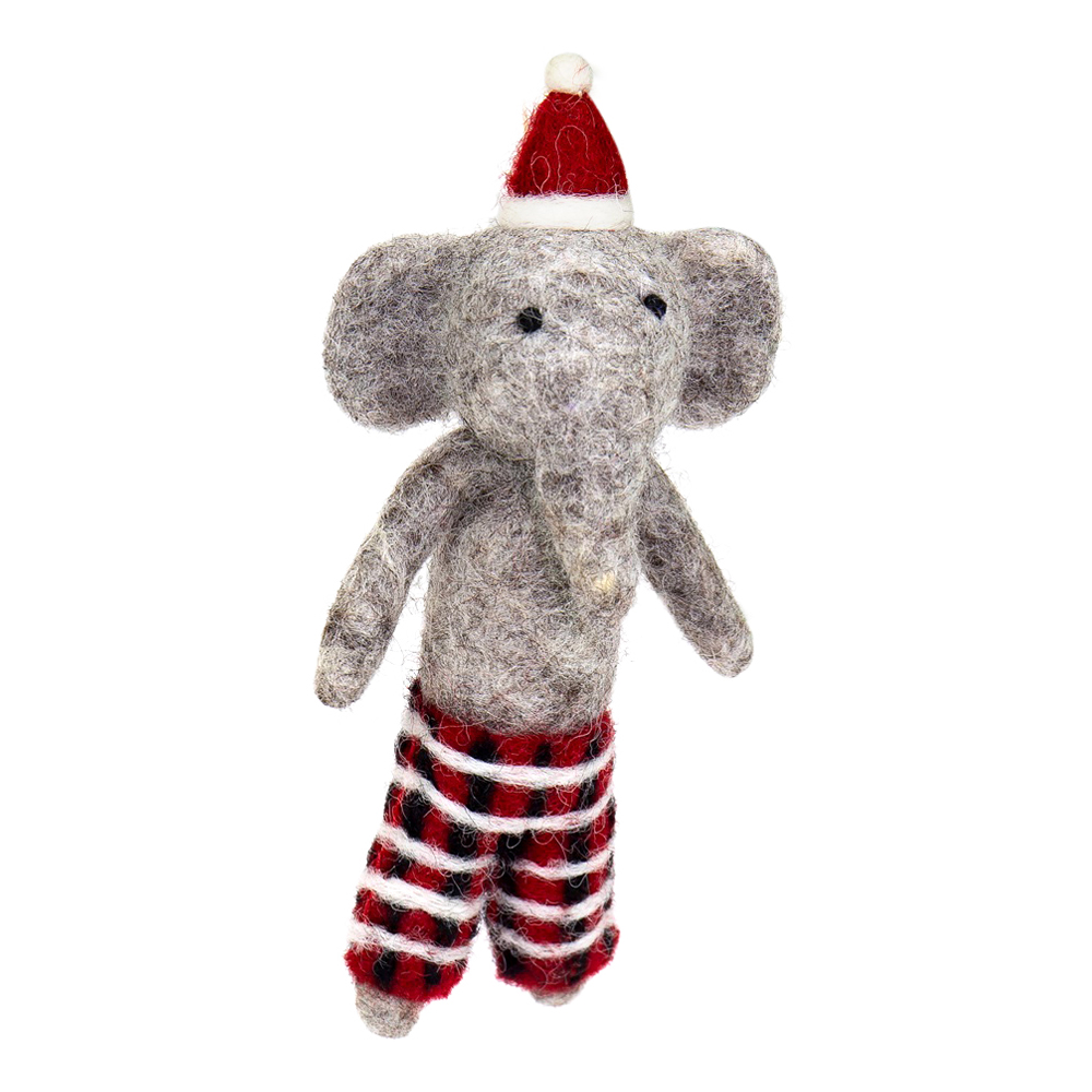 Afroart – Julhänge Elefant 15 cm