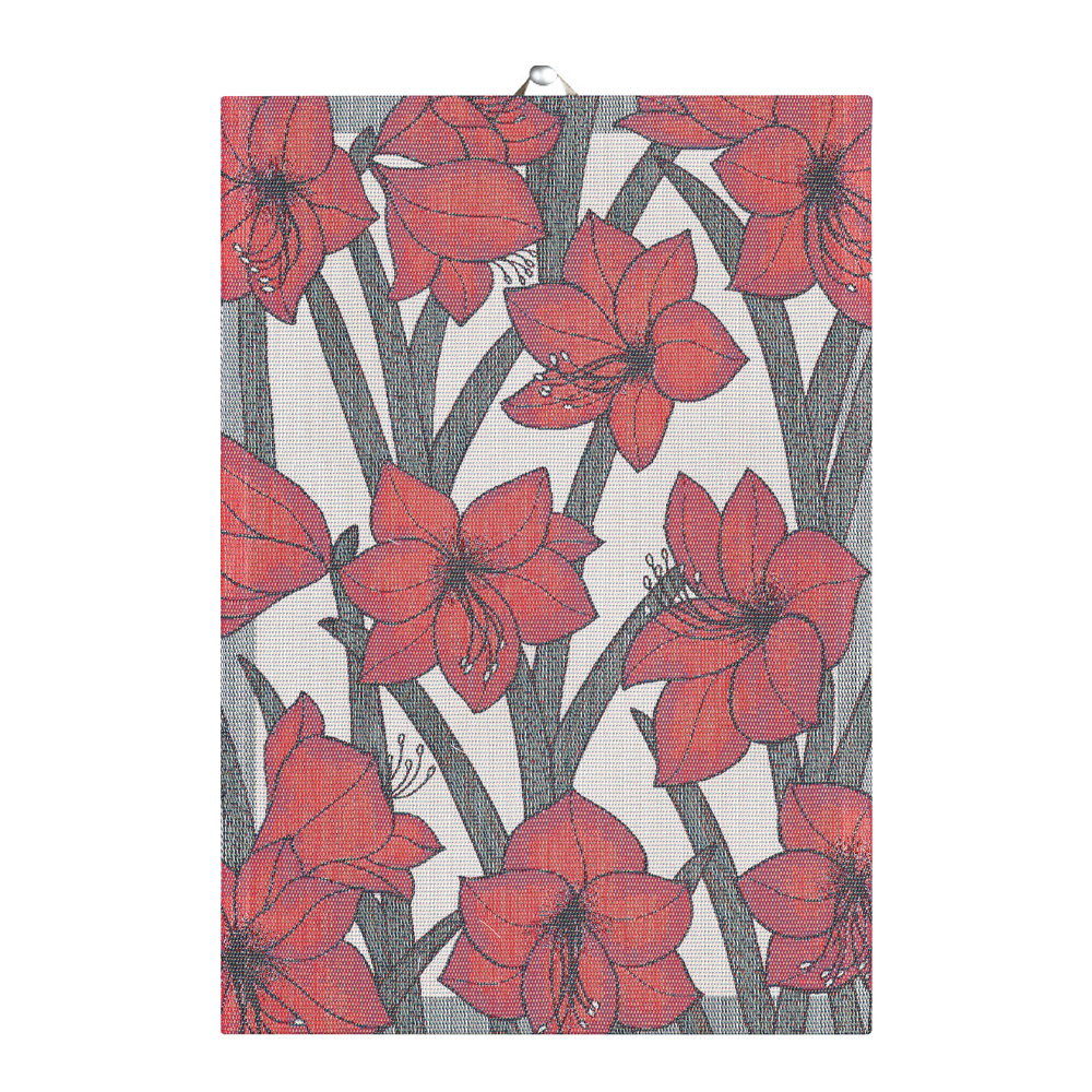 Ekelund - Amaryllis Kökshandduk 35x50 Röd