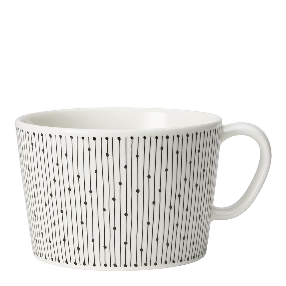 Arabia - Mainio Sarastus kopp 40 cl hvit/svart