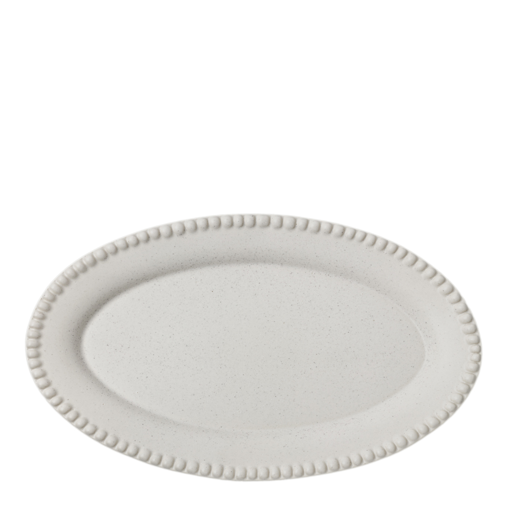 PotteryJo - Daria Fat Oval 35 cm Cotton White