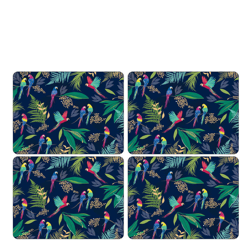 Pimpernel Parrot Tablett 30×40 cm 4-pack