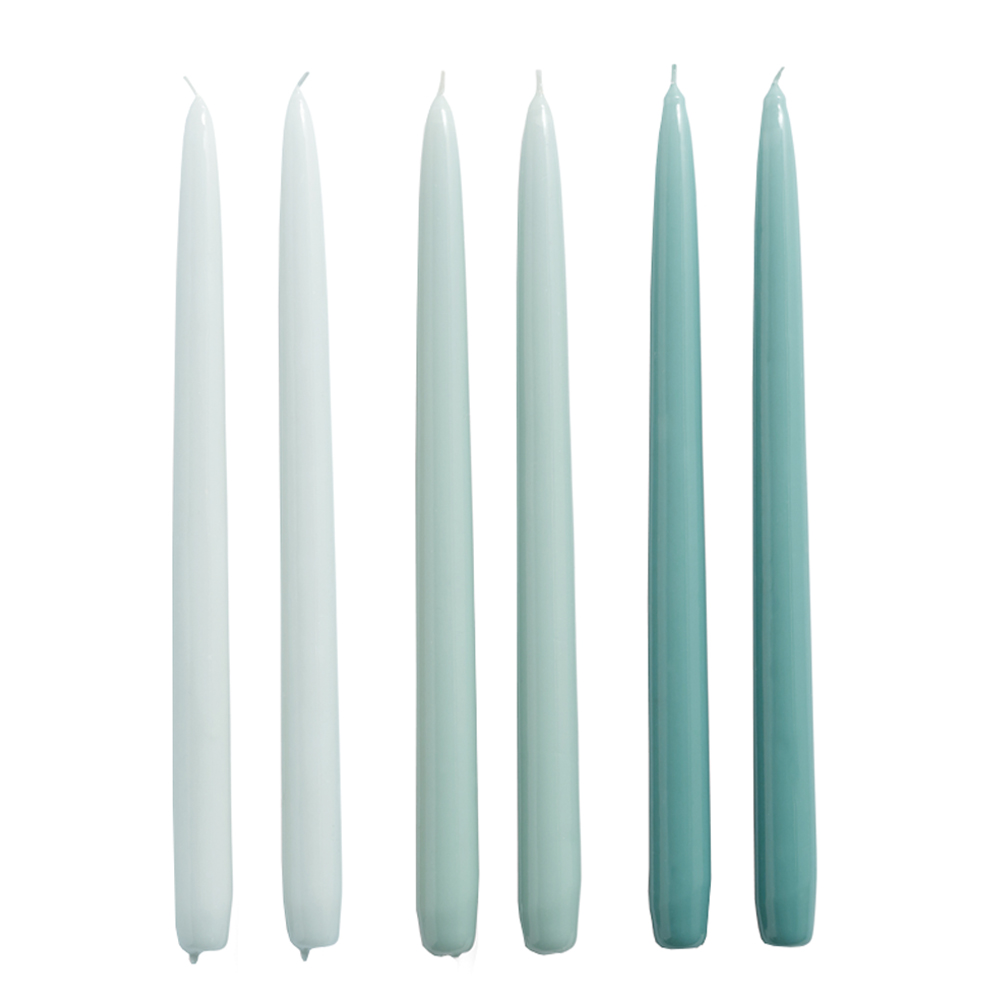 Hay - Ljus 32 cm 6-pack Ice blue, Arctic blue, Teal