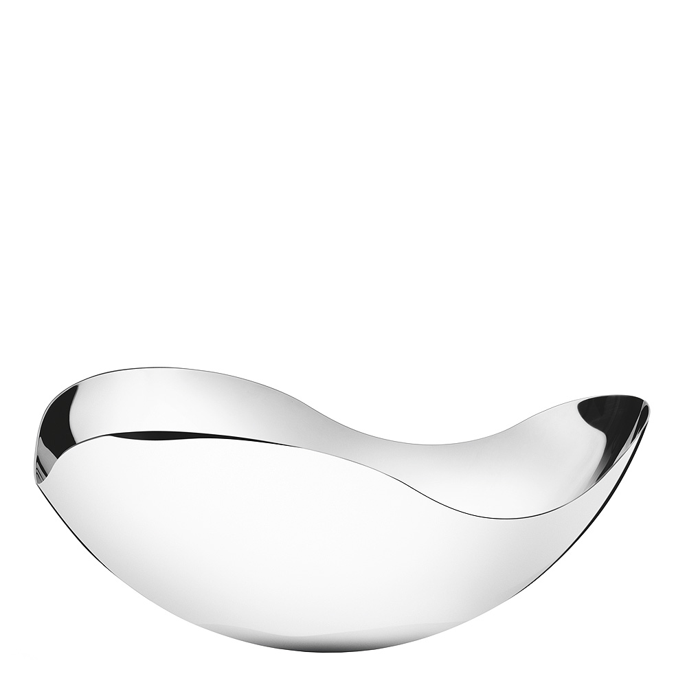 Läs mer om Georg Jensen - Bloom Skål Liten 26 cm Blank