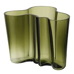 Iittala Alvar Aalto vase 16 cm mosegrønn