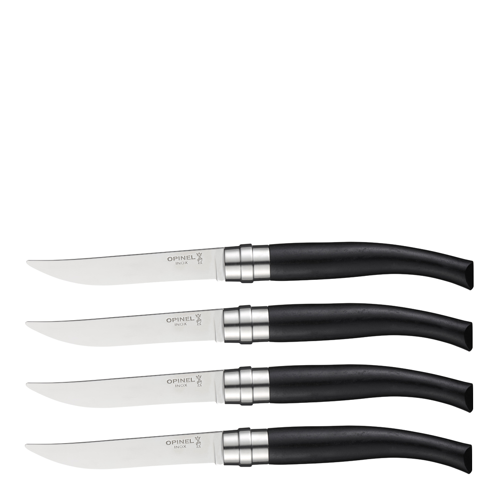 Opinel - Chic stekekniver 4 stk ebony
