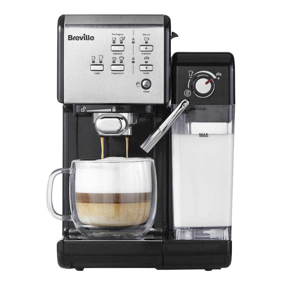 Breville – Prima Latte II Kaffemaskin Silver