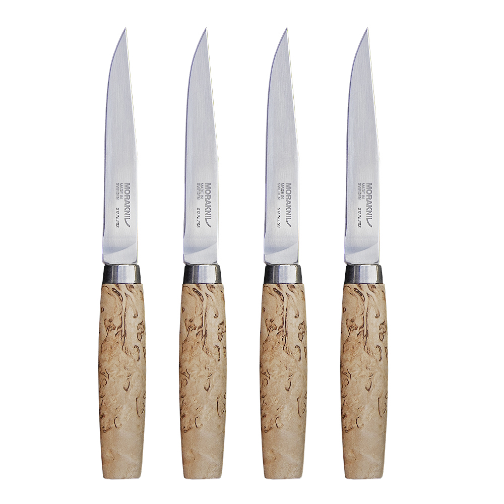 Läs mer om Morakniv - Steak Knife Masur Stekkniv 22,6 cm 4-pack