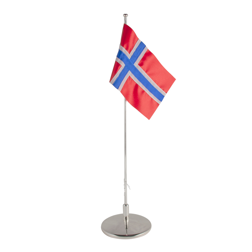 Dacapo Silver Flaggstång Norsk Flagga 42 cm