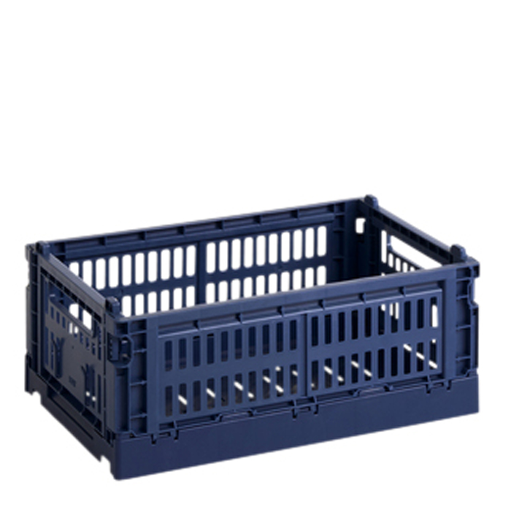 Läs mer om Hay - Colour Crate Förvaringslåda S Dark blue
