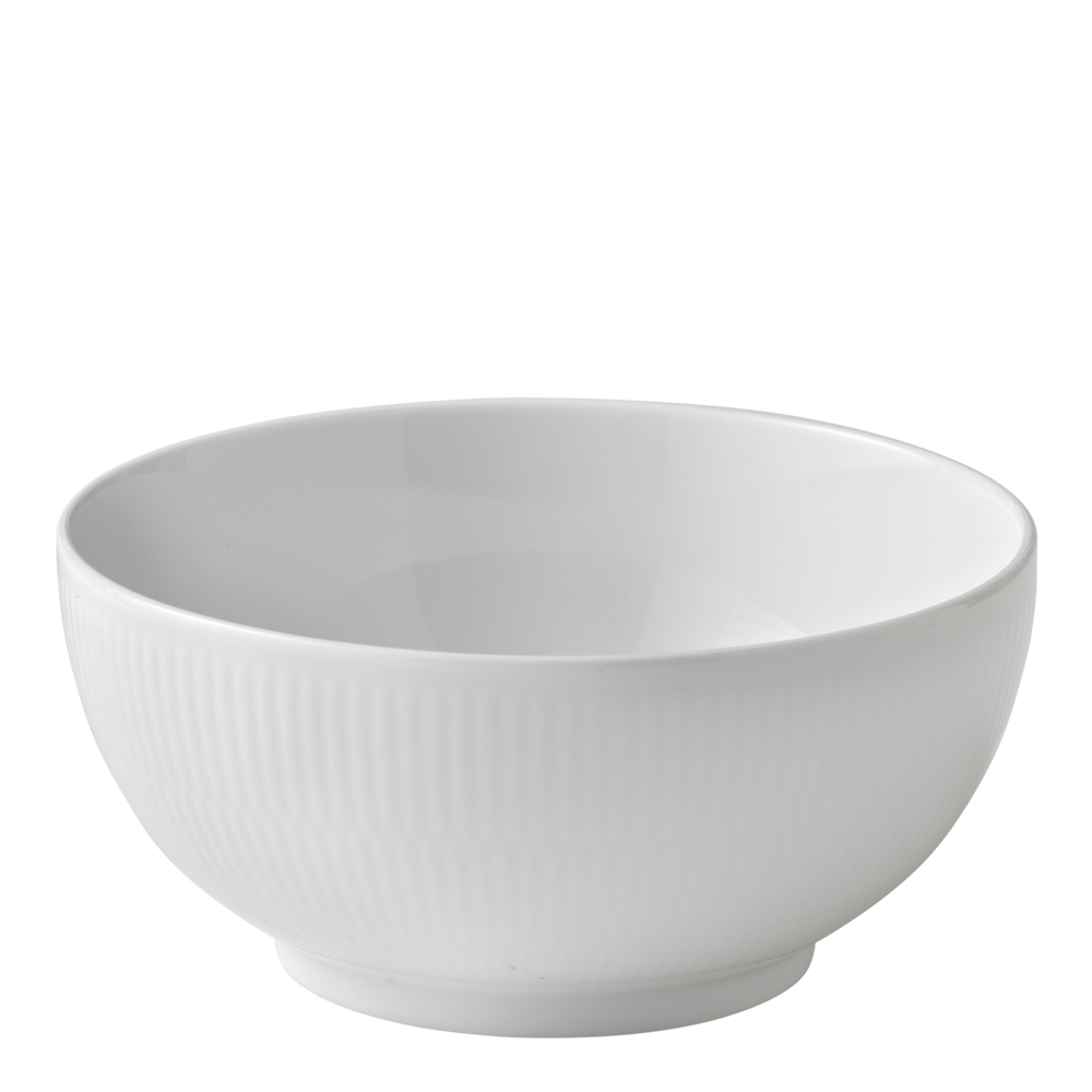 Royal Copenhagen - White Fluted Skål 18 cm 1,1 L