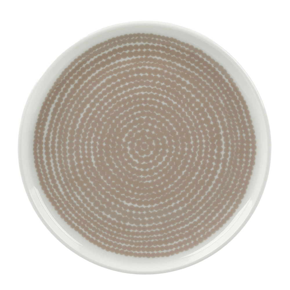 Marimekko – Siirtolapuutarha Assiett 13,5 cm Vit/Beige