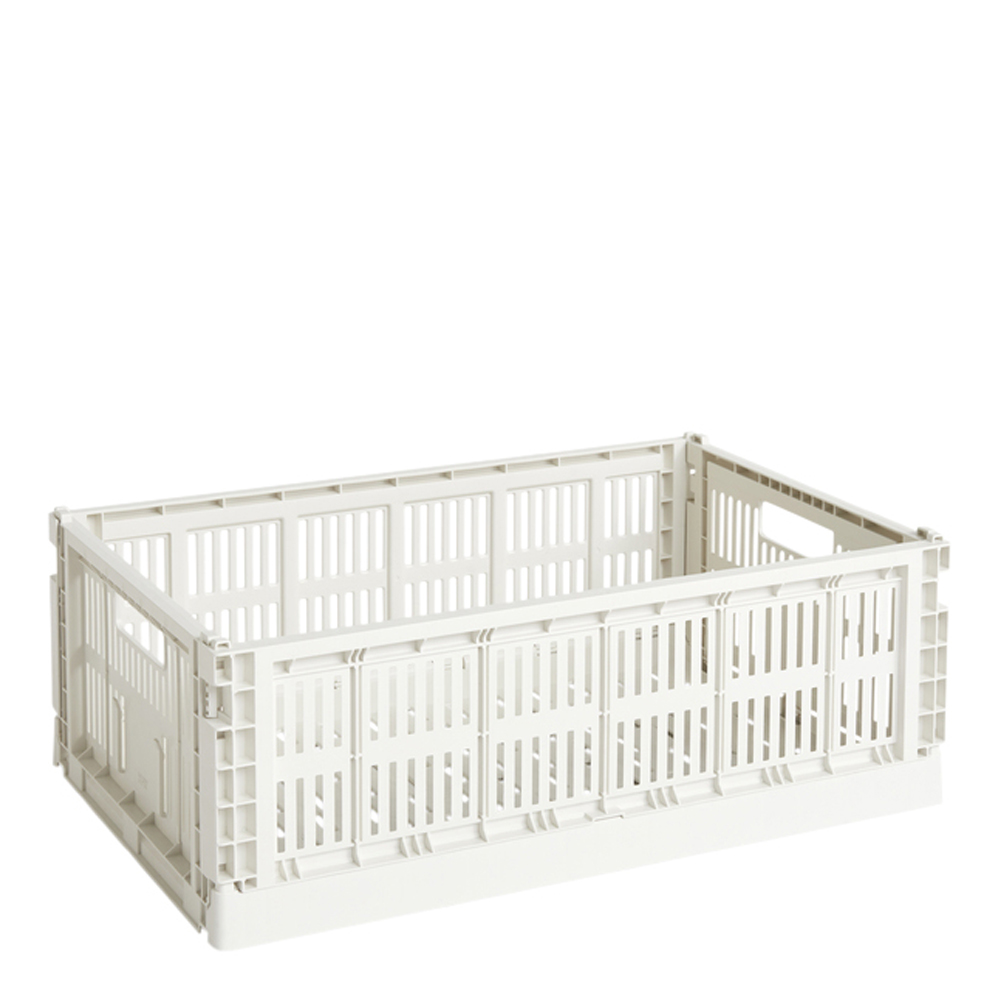 Hay - Colour Crate Förvaringslåda L Off White