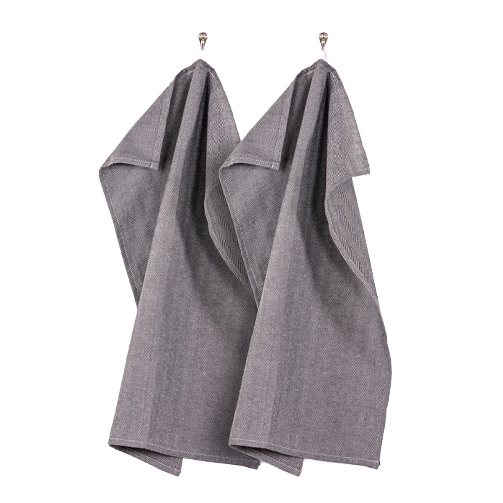 Sabor - Home Kökshandduk 50x70 cm 2-pack Grå