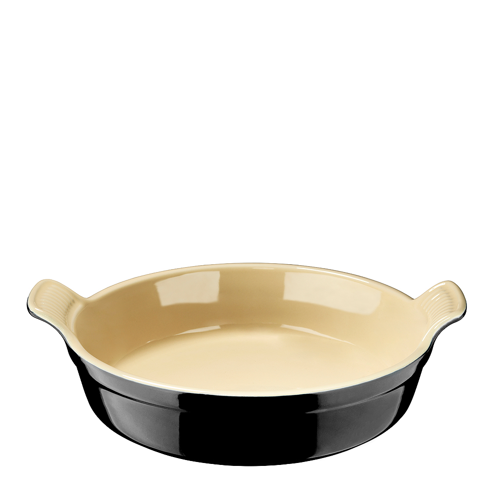 Le Creuset - Heritage ildfast form rund 24 cm svart